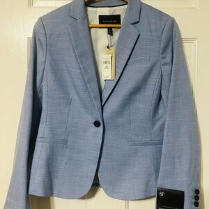 Banana Republic Sky Blue Textured Blazer